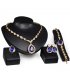 SET143 - Luxury Blue Wedding Jewelry Set